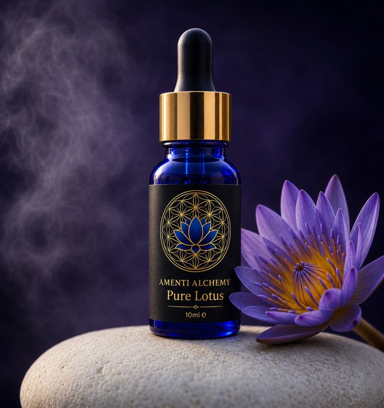 Pure Lotus Blue Lotus elixir bottle